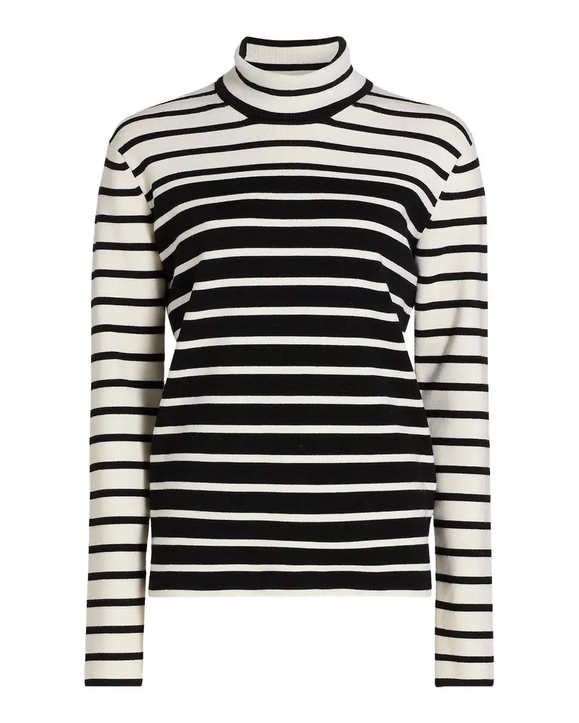 Toteme Striped Turtleneck Top | Image 1 Toteme Striped Turtleneck Top | Image 1