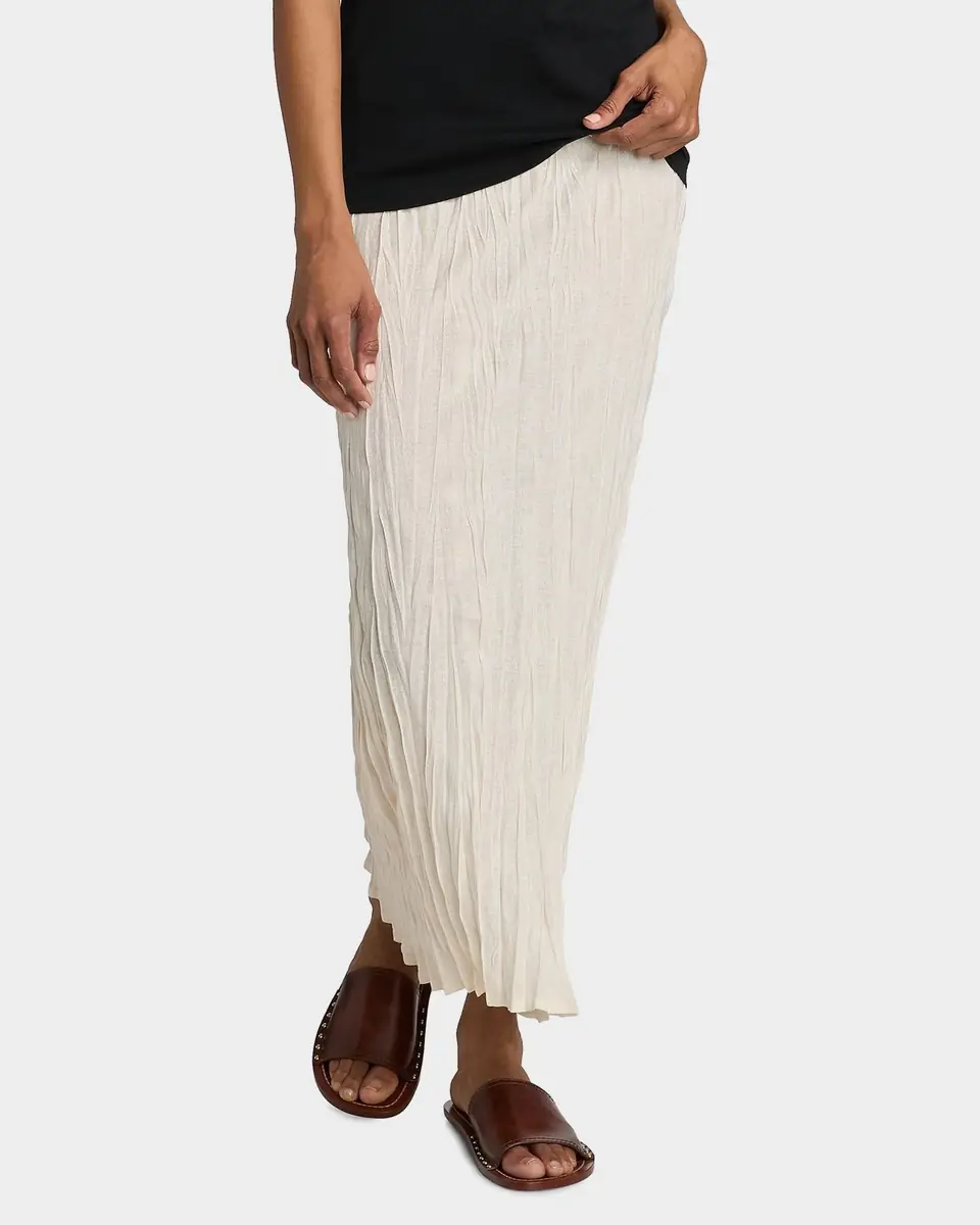Toteme Crinkled Knit Maxi Skirt | Thumbnail 4