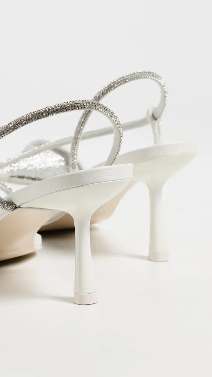 Cult Gaia Rayna Mid Heels Antique White | Thumbnail 4 Cult Gaia Rayna Mid Heels Antique White | Thumbnail 4