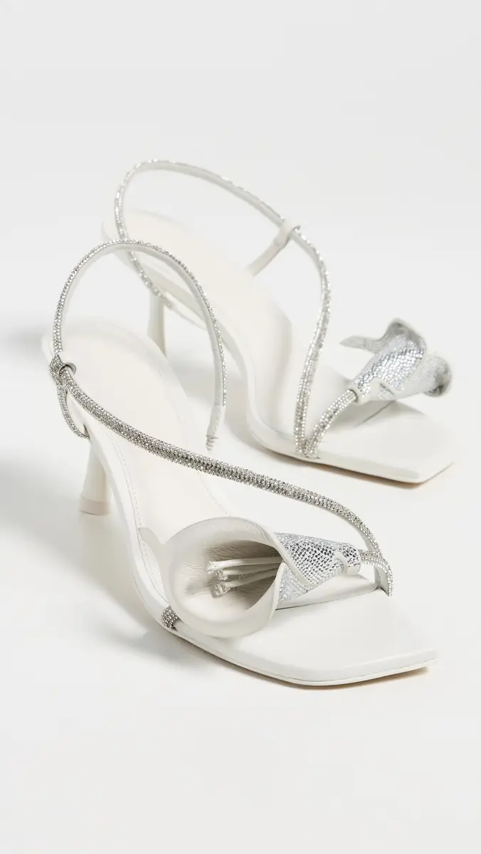 Cult Gaia Rayna Mid Heels Antique White | Thumbnail 5 Cult Gaia Rayna Mid Heels Antique White | Thumbnail 5