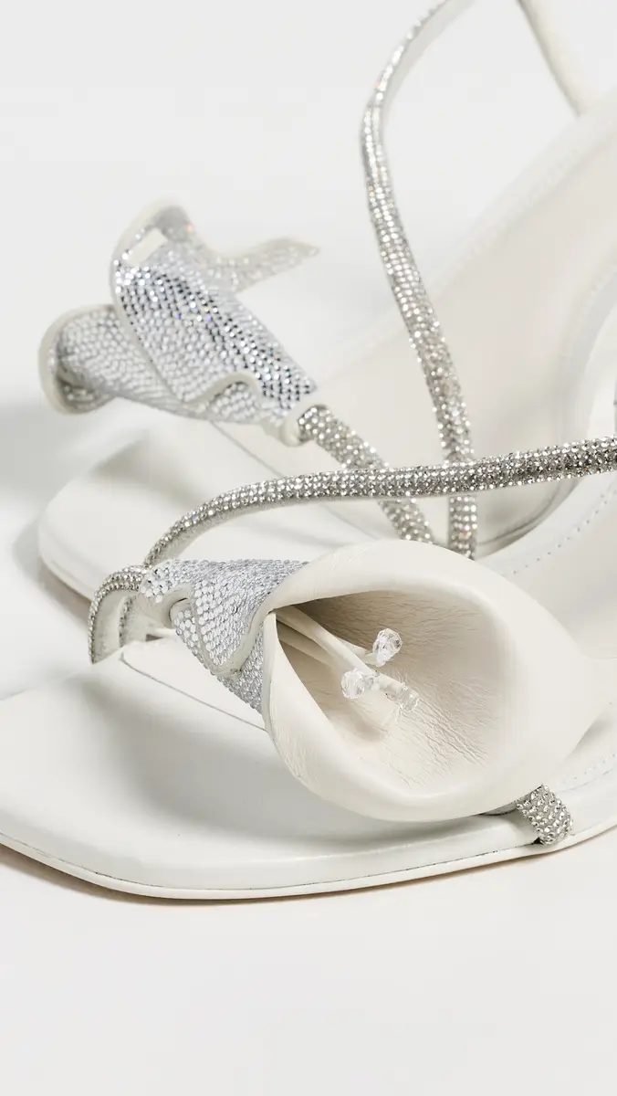 Cult Gaia Rayna Mid Heels Antique White | Thumbnail 6 Cult Gaia Rayna Mid Heels Antique White | Thumbnail 6