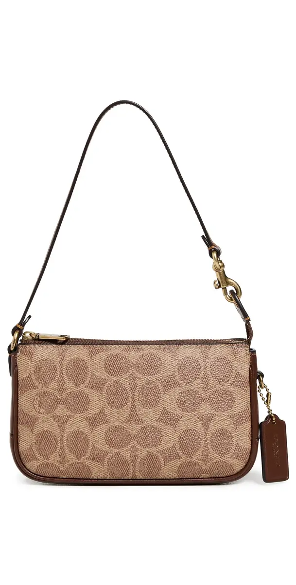 Coach Coated Canvas Signature Plaza Bag 18 B4/Tan Brown One Size | Image 1 Coach Coated Canvas Signature Plaza Bag 18 B4/Tan Brown One Size | Image 1