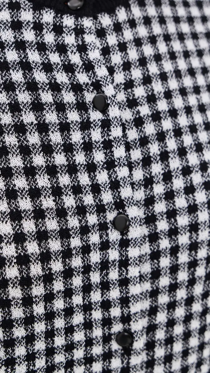 Vince Gingham Cardigan | Thumbnail 6
