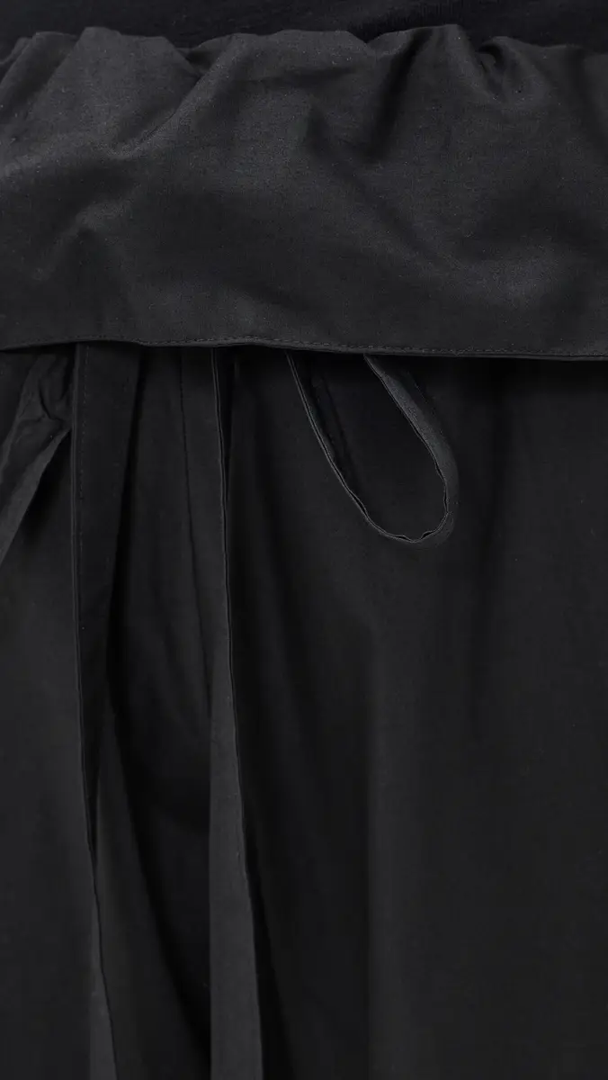 Enza Costa Cotton Peplum Pants Black | Thumbnail 6 Enza Costa Cotton Peplum Pants Black | Thumbnail 6