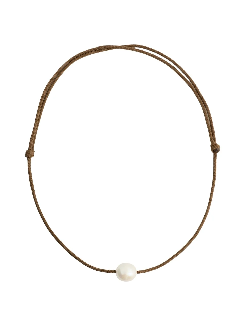 Zoë Chicco Baroque Pearl Paracord Necklace