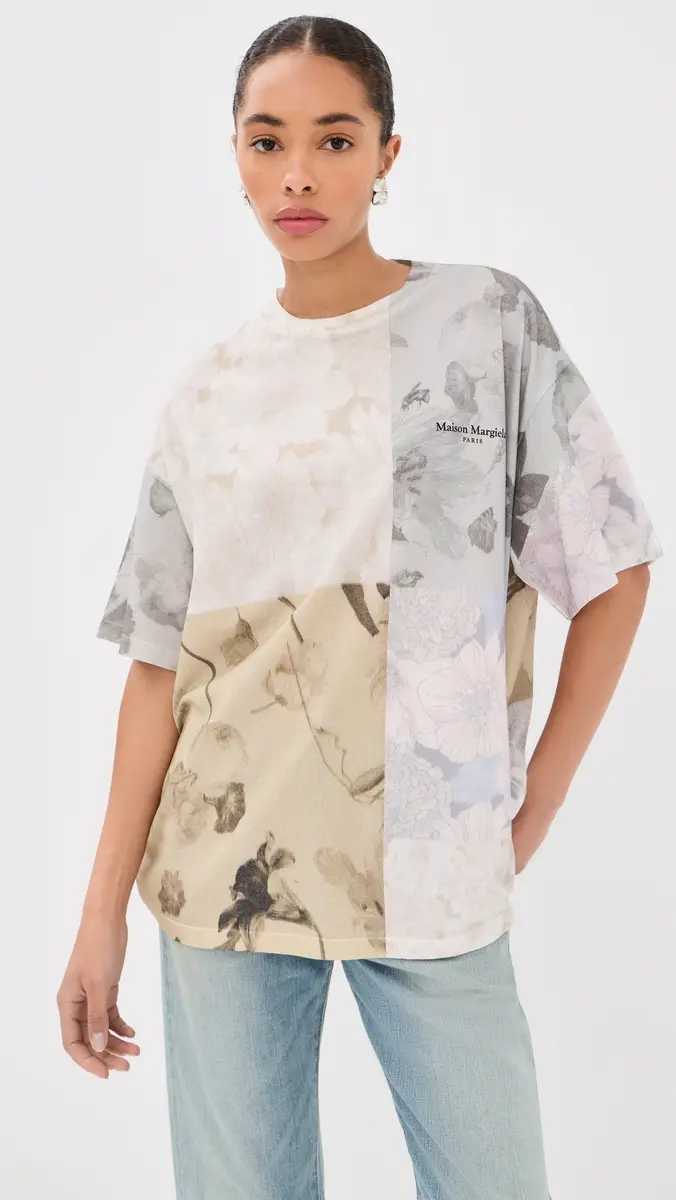 Maison Margiela Patchwork Floral T-Shirt | Thumbnail 2 Maison Margiela Patchwork Floral T-Shirt | Thumbnail 2