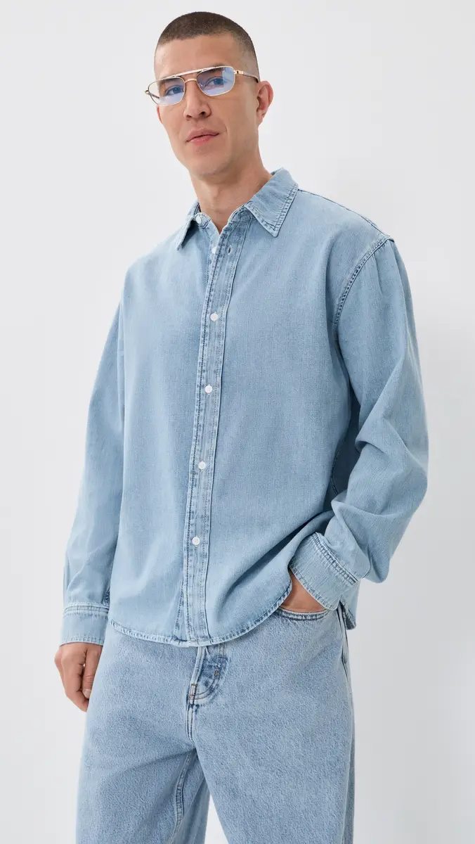 Frame Classic Denim Shirt | Thumbnail 2 Frame Classic Denim Shirt | Thumbnail 2