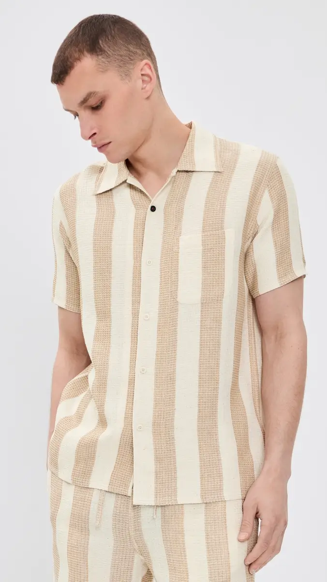 Kardo Chintan Handloom Striped Shirt | Thumbnail 2 Kardo Chintan Handloom Striped Shirt | Thumbnail 2