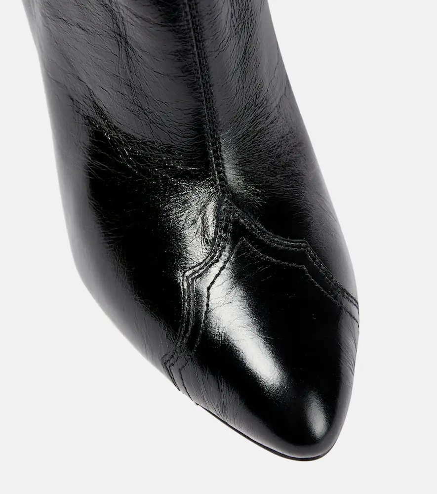Isabel Marant Dytho crinkled leather ankle boots | Thumbnail 2 Isabel Marant Dytho crinkled leather ankle boots | Thumbnail 2