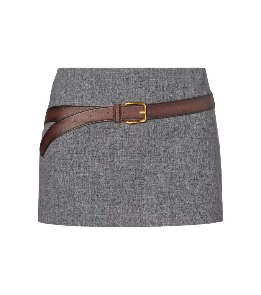 Appliqué miniskirt