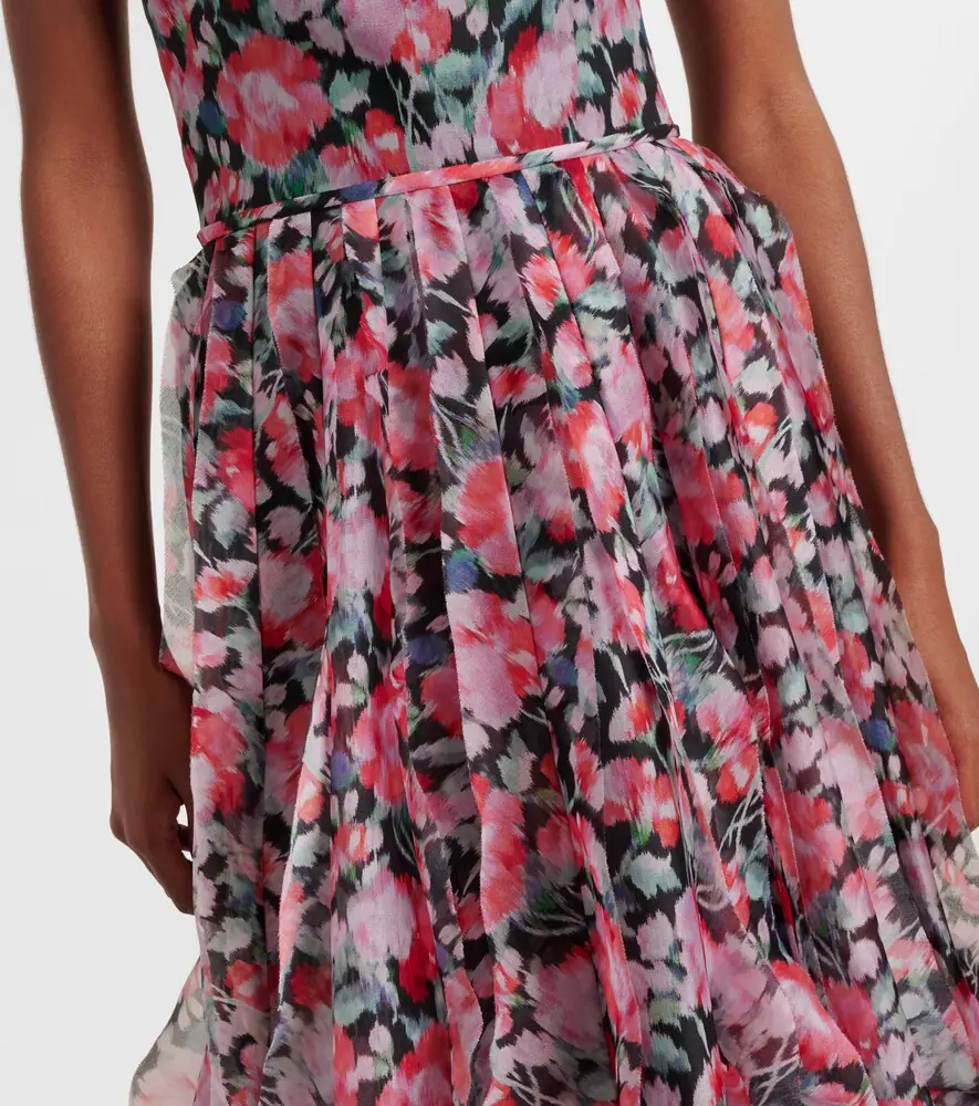 Carolina Herrera Floral halterneck ruffled gown | Thumbnail 4 Carolina Herrera Floral halterneck ruffled gown | Thumbnail 4