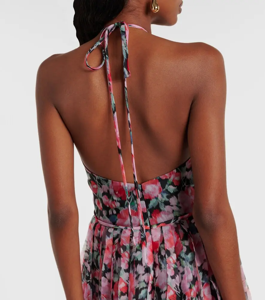 Carolina Herrera Floral halterneck ruffled gown | Thumbnail 6 Carolina Herrera Floral halterneck ruffled gown | Thumbnail 6