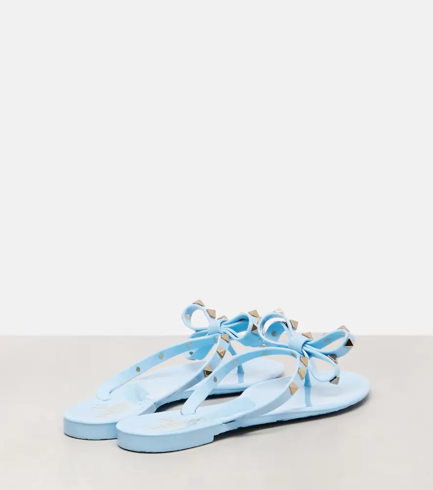 Valentino Garavani Rockstud PVC thong sandals | Thumbnail 3 Valentino Garavani Rockstud PVC thong sandals | Thumbnail 3