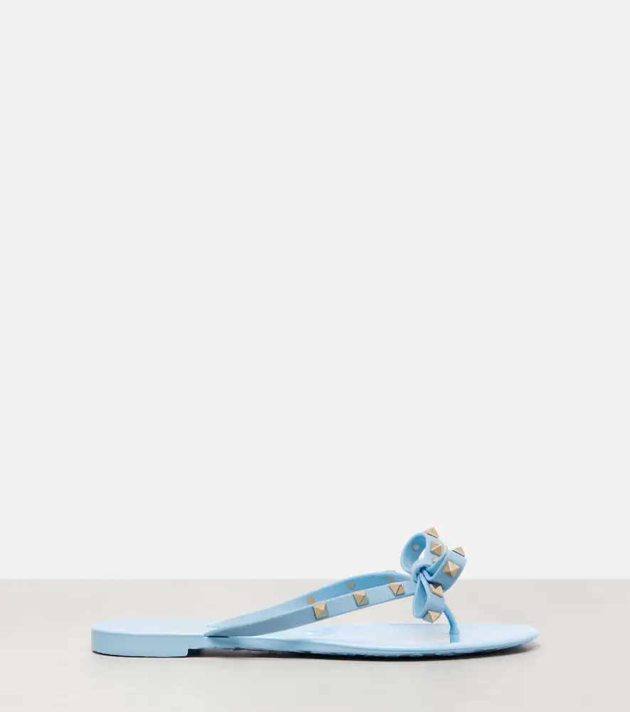 Valentino Garavani Rockstud PVC thong sandals | Thumbnail 4 Valentino Garavani Rockstud PVC thong sandals | Thumbnail 4