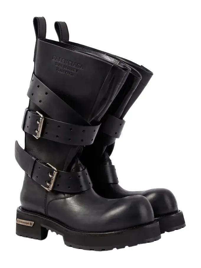 Venom leather biker boots Venom leather biker boots