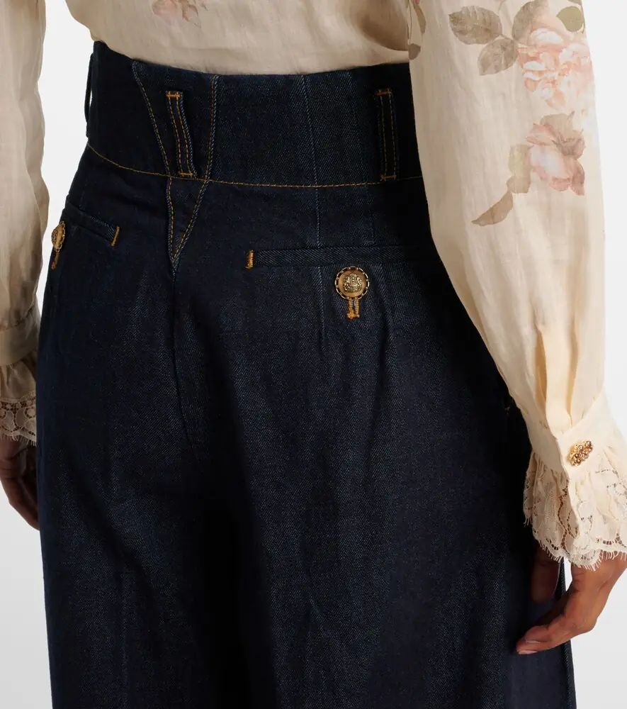 Zimmermann Hypnotic high-rise wide-leg jeans | Thumbnail 3 Zimmermann Hypnotic high-rise wide-leg jeans | Thumbnail 3