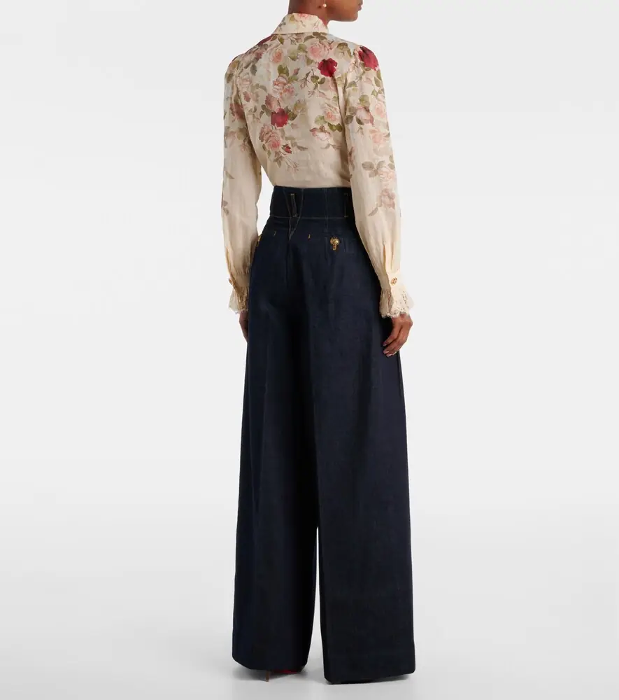 Zimmermann Hypnotic high-rise wide-leg jeans | Thumbnail 7 Zimmermann Hypnotic high-rise wide-leg jeans | Thumbnail 7