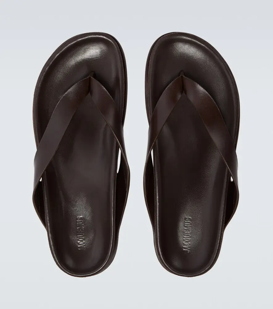 Jacquemus Tatanes leather thong sandals | Thumbnail 3