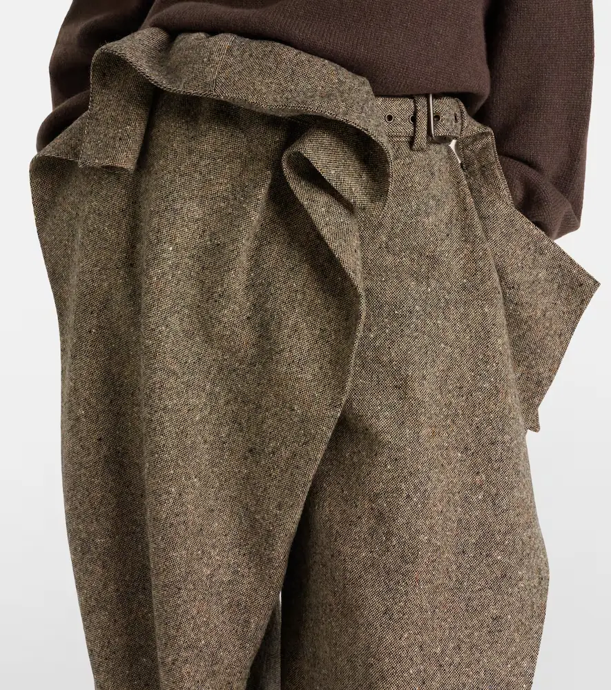 JW Anderson Asymmetric wool wide-leg pants | Thumbnail 3