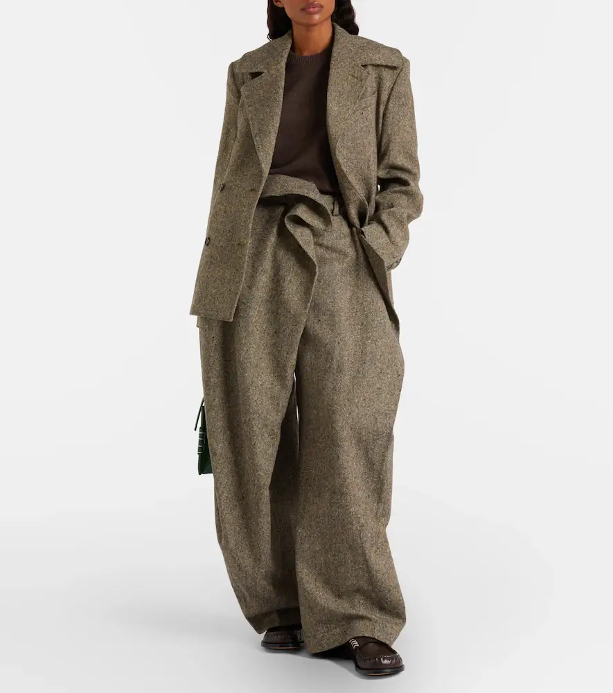 JW Anderson Asymmetric wool wide-leg pants | Thumbnail 4