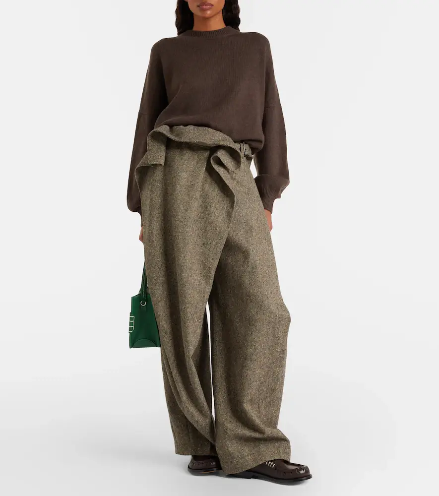 JW Anderson Asymmetric wool wide-leg pants | Thumbnail 7
