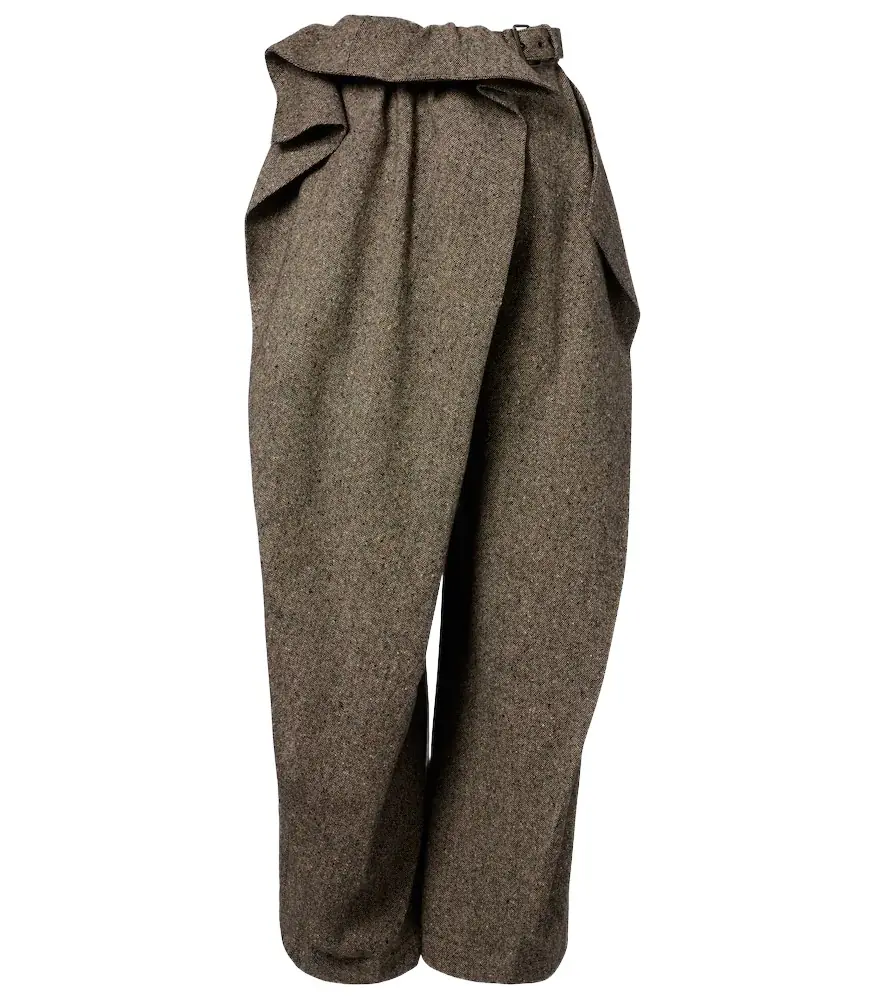 JW Anderson Asymmetric wool wide-leg pants | Image 1 JW Anderson Asymmetric wool wide-leg pants | Image 1