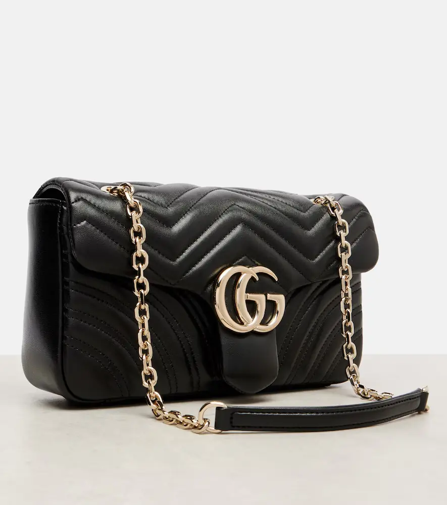 Gucci GG Marmont Medium leather shoulder bag | Thumbnail 3 Gucci GG Marmont Medium leather shoulder bag | Thumbnail 3
