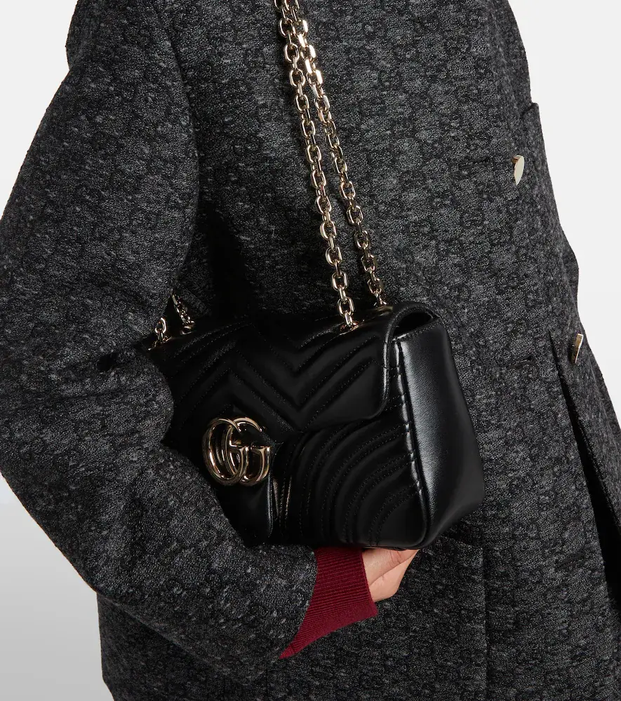 Gucci GG Marmont Medium leather shoulder bag | Thumbnail 7 Gucci GG Marmont Medium leather shoulder bag | Thumbnail 7
