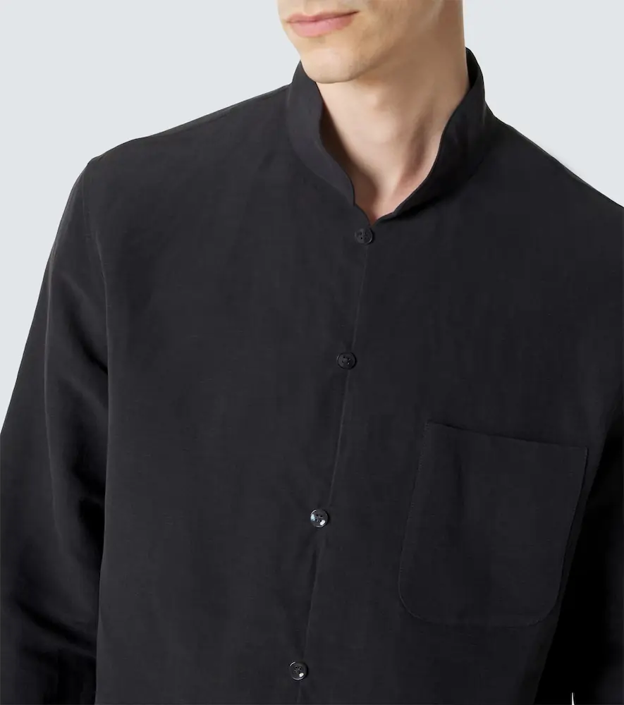 Umit Benan Francis linen and silk shirt | Thumbnail 5