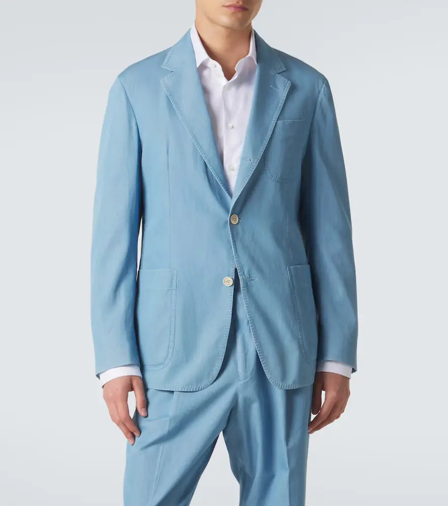 dunhill Cotton suit jacket | Thumbnail 3 dunhill Cotton suit jacket | Thumbnail 3