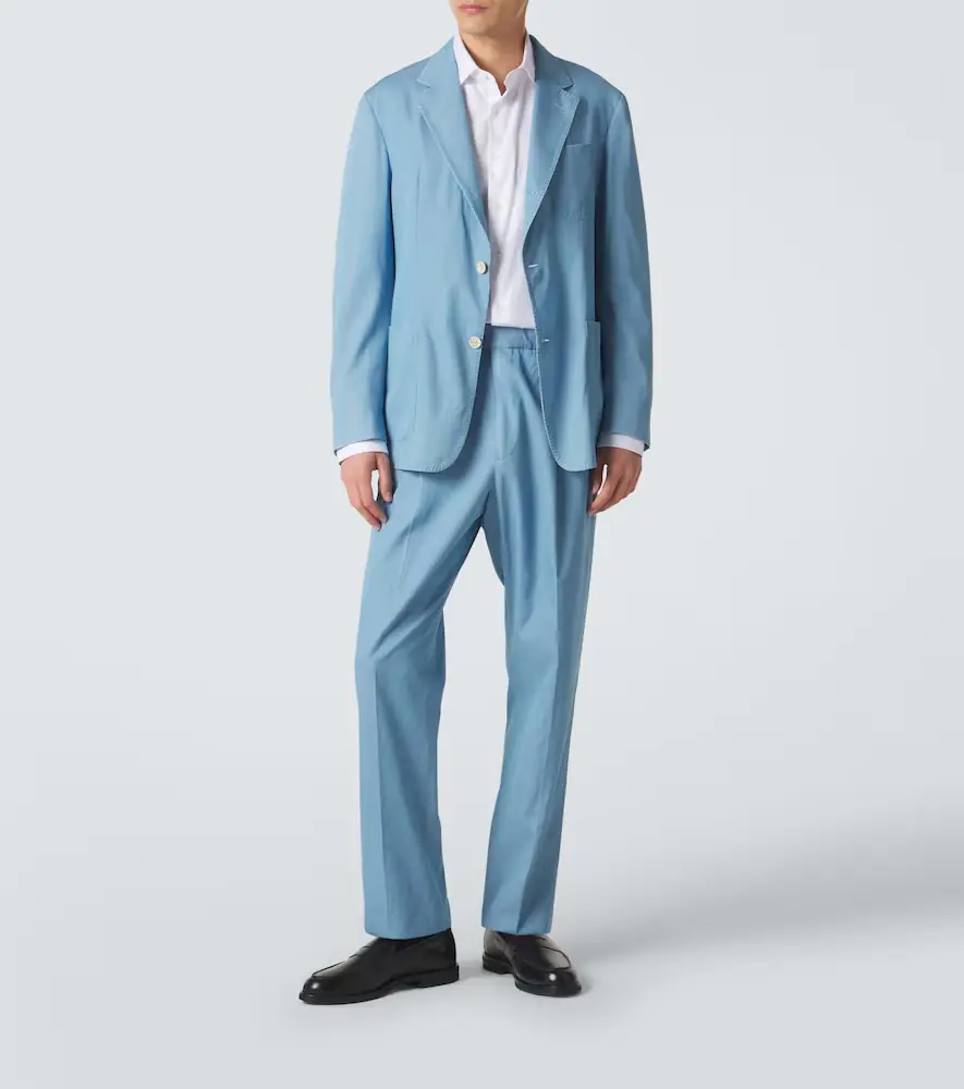 dunhill Cotton suit jacket | Thumbnail 4 dunhill Cotton suit jacket | Thumbnail 4