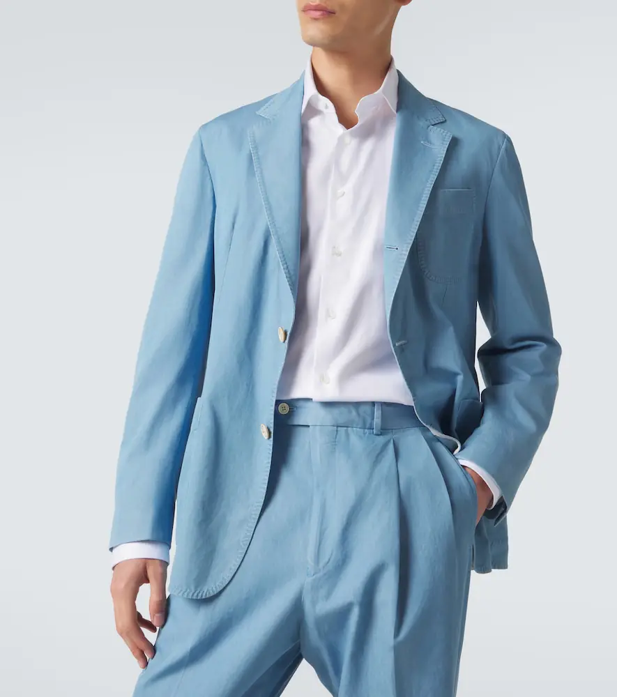 dunhill Cotton suit jacket | Thumbnail 5 dunhill Cotton suit jacket | Thumbnail 5