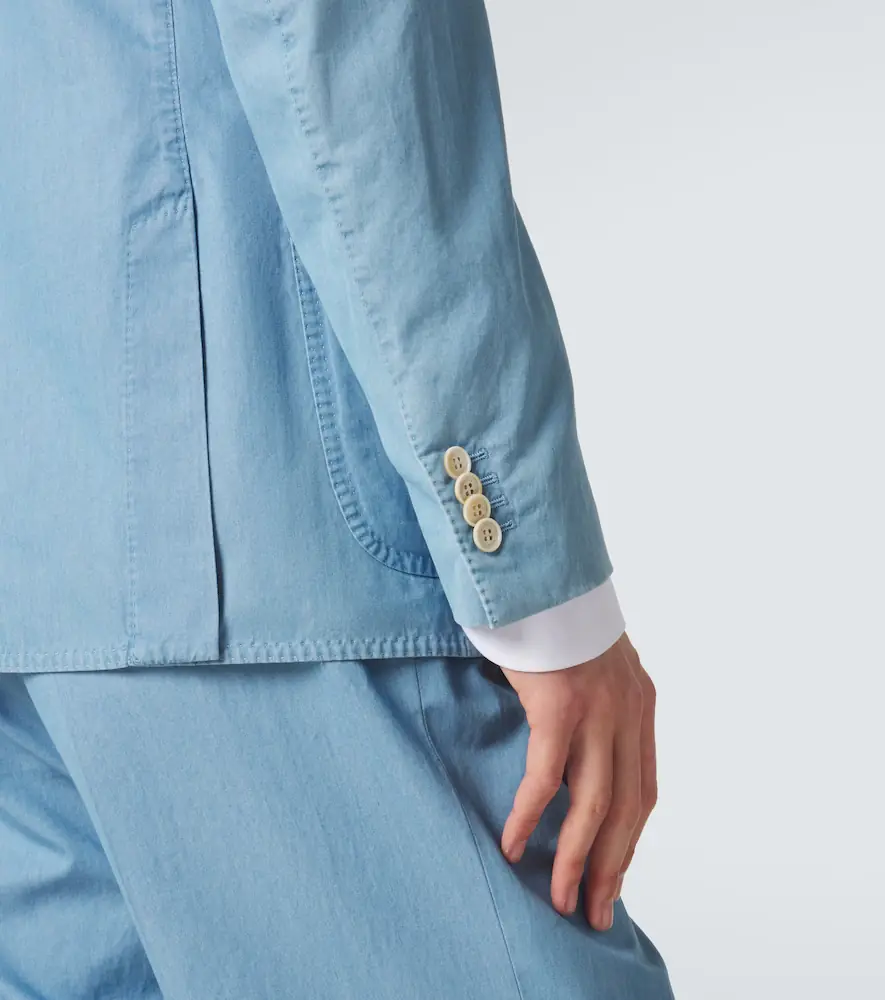 dunhill Cotton suit jacket | Thumbnail 7 dunhill Cotton suit jacket | Thumbnail 7