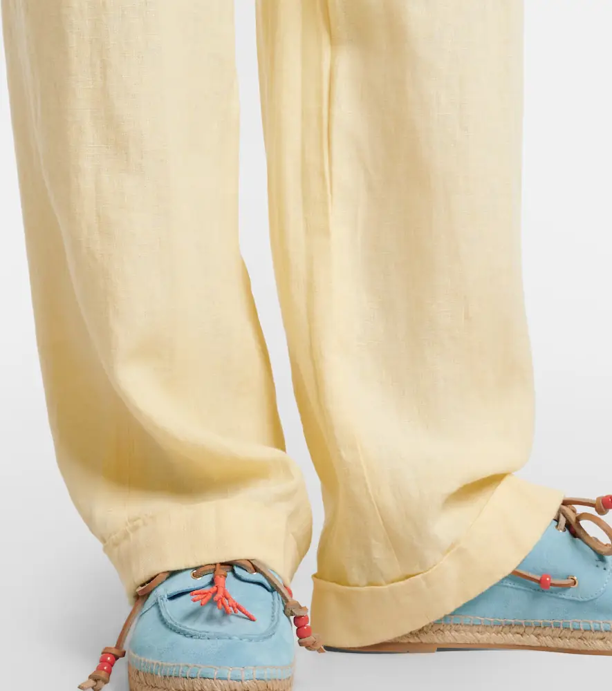 Polo Ralph Lauren Belted linen straight pants | Thumbnail 2 Polo Ralph Lauren Belted linen straight pants | Thumbnail 2