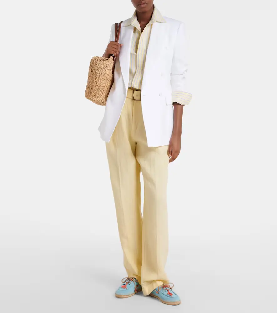 Polo Ralph Lauren Belted linen straight pants | Thumbnail 5 Polo Ralph Lauren Belted linen straight pants | Thumbnail 5