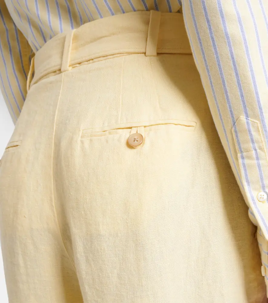 Polo Ralph Lauren Belted linen straight pants | Thumbnail 6 Polo Ralph Lauren Belted linen straight pants | Thumbnail 6