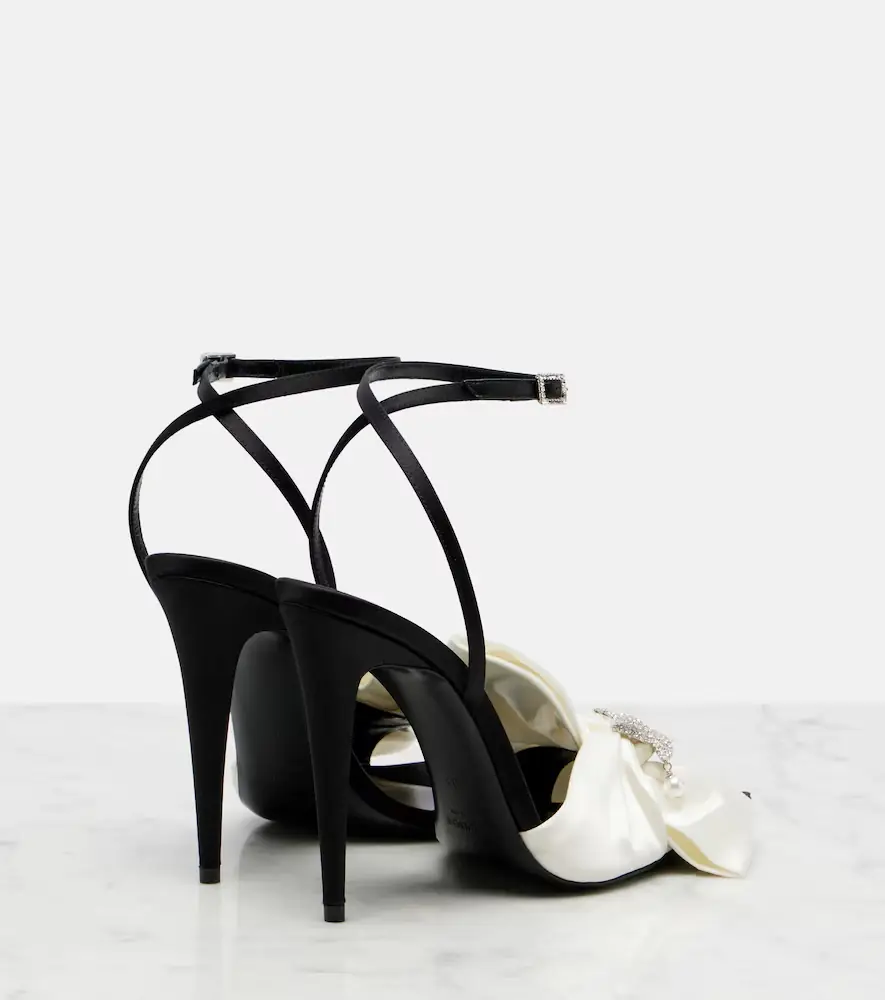 Saint Laurent Dove embellished sandals | Thumbnail 2 Saint Laurent Dove embellished sandals | Thumbnail 2