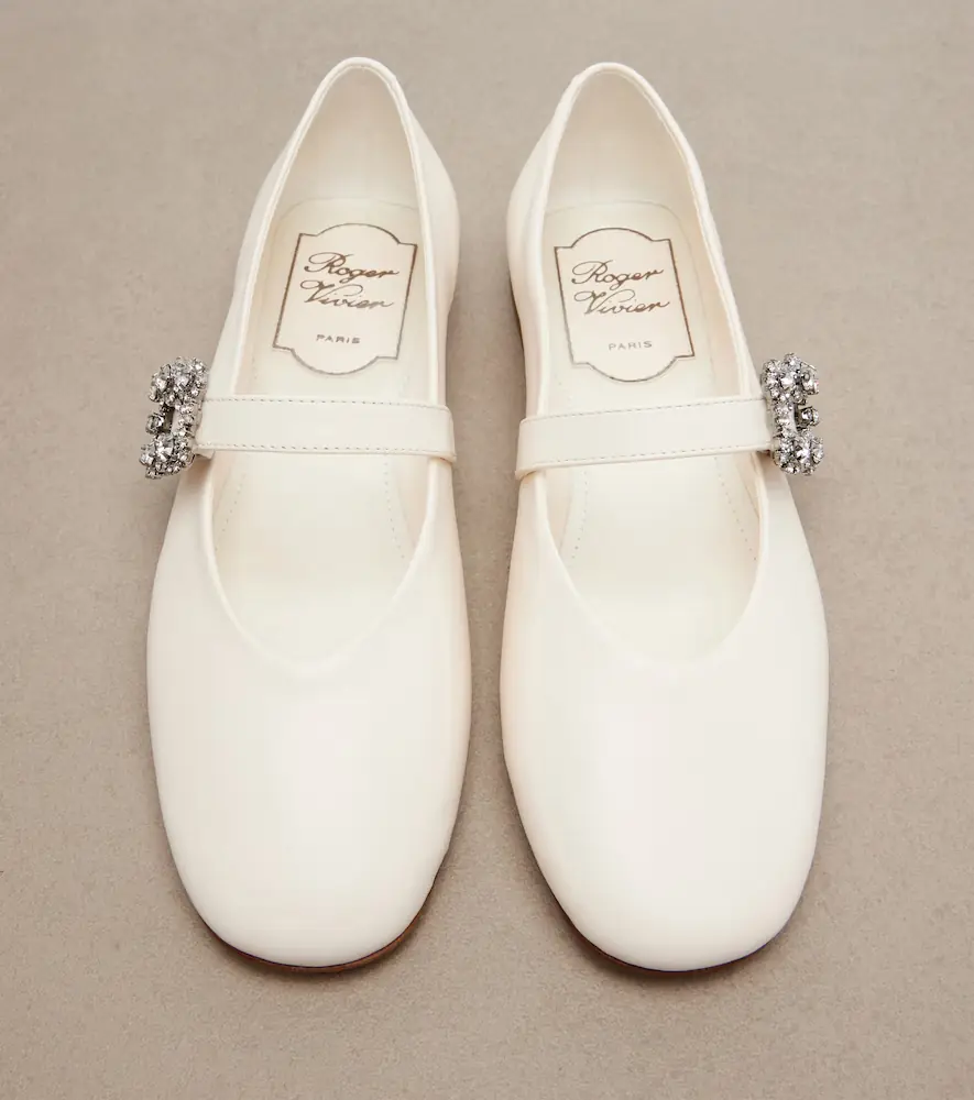 Roger Vivier Roundytoe leather ballet flats | Thumbnail 2