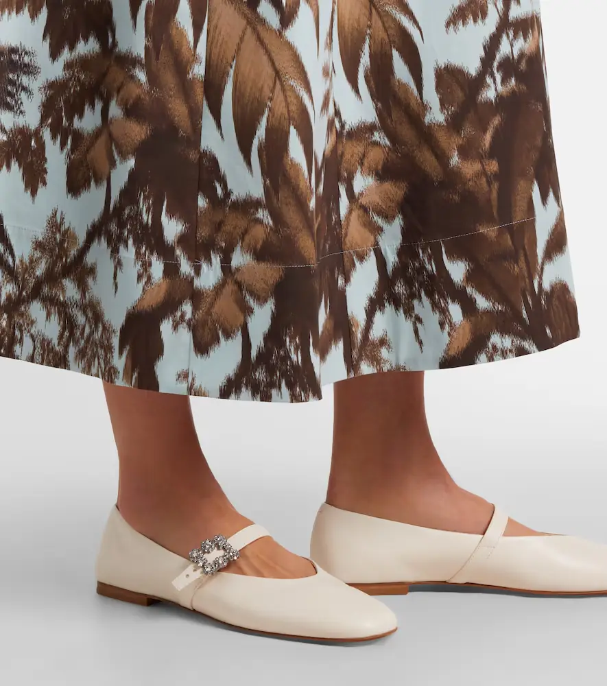 Roger Vivier Roundytoe leather ballet flats | Thumbnail 6