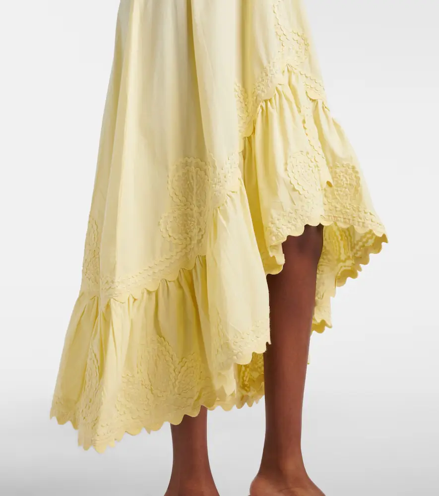 JULIET DUNN Embroidered cotton midi dress | Thumbnail 2 JULIET DUNN Embroidered cotton midi dress | Thumbnail 2