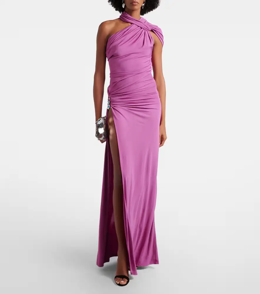 Christopher Esber Embellished halterneck jersey gown | Thumbnail 3