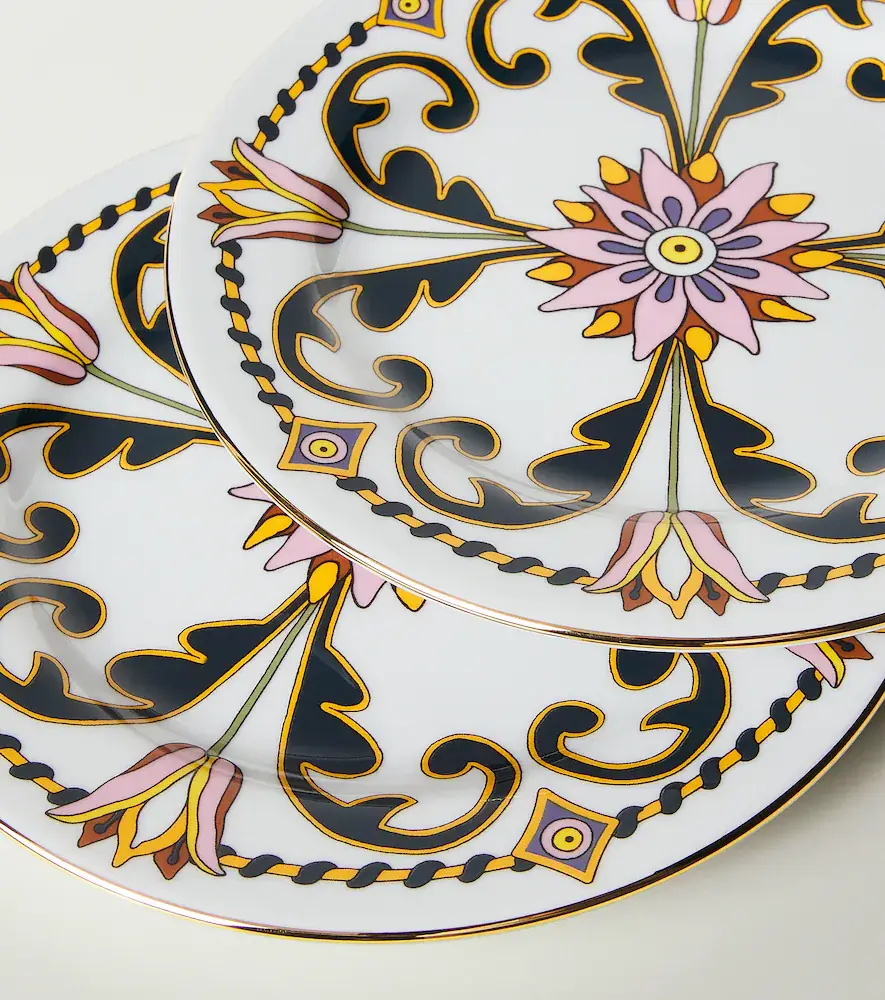 La DoubleJ Tyrrhenia Tulyps set of 2 dessert plates | Thumbnail 3