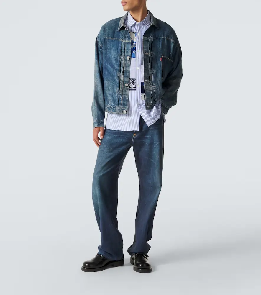 Junya Watanabe Patchwork striped cotton shirt | Thumbnail 2 Junya Watanabe Patchwork striped cotton shirt | Thumbnail 2