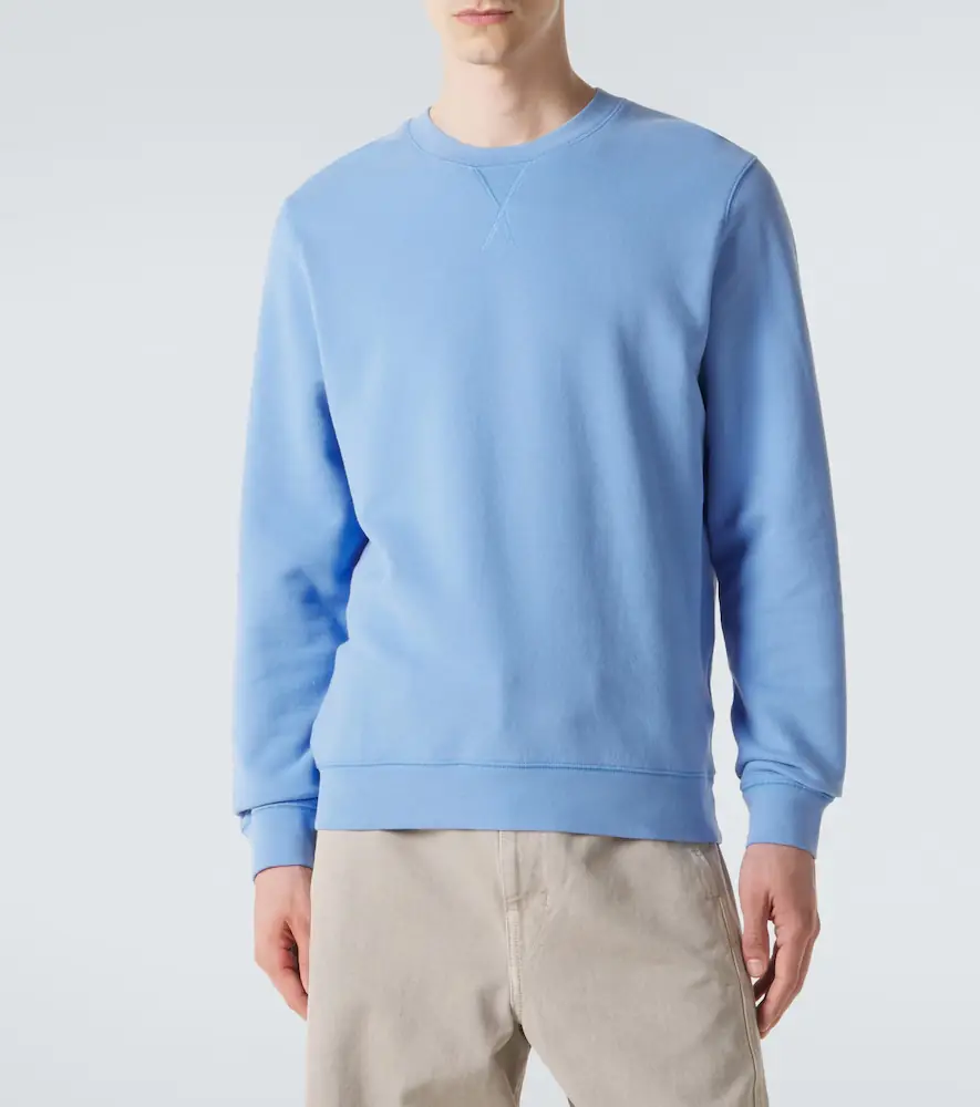 Sunspel Cotton French terry sweatshirt | Thumbnail 3 Sunspel Cotton French terry sweatshirt | Thumbnail 3