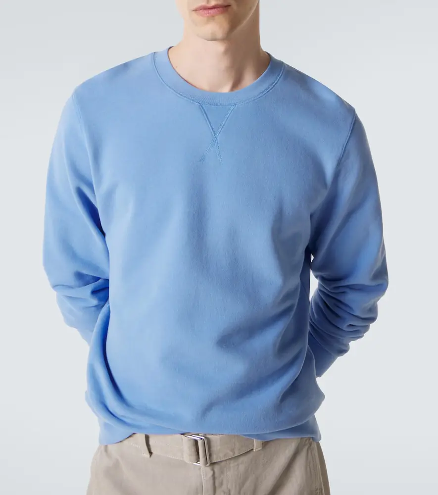 Sunspel Cotton French terry sweatshirt | Thumbnail 5 Sunspel Cotton French terry sweatshirt | Thumbnail 5