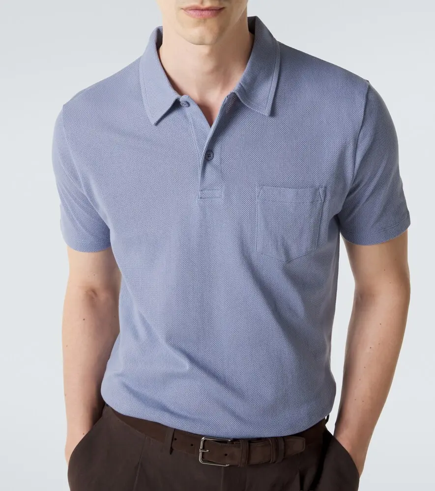 Sunspel Riviera cotton polo shirt | Thumbnail 4 Sunspel Riviera cotton polo shirt | Thumbnail 4