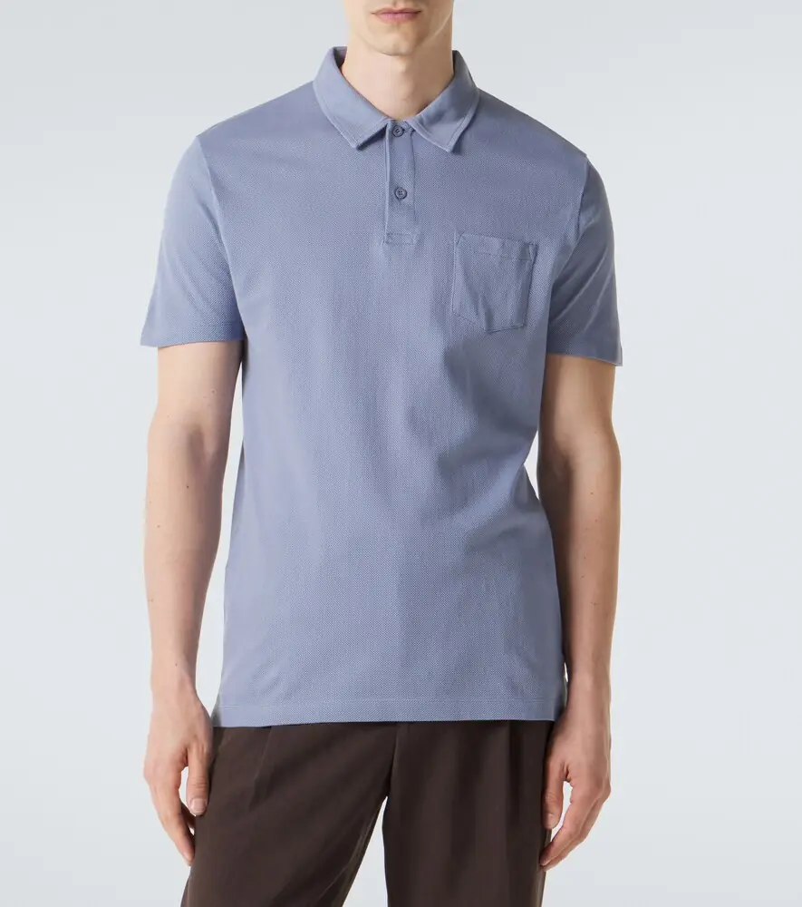 Sunspel Riviera cotton polo shirt | Thumbnail 5 Sunspel Riviera cotton polo shirt | Thumbnail 5