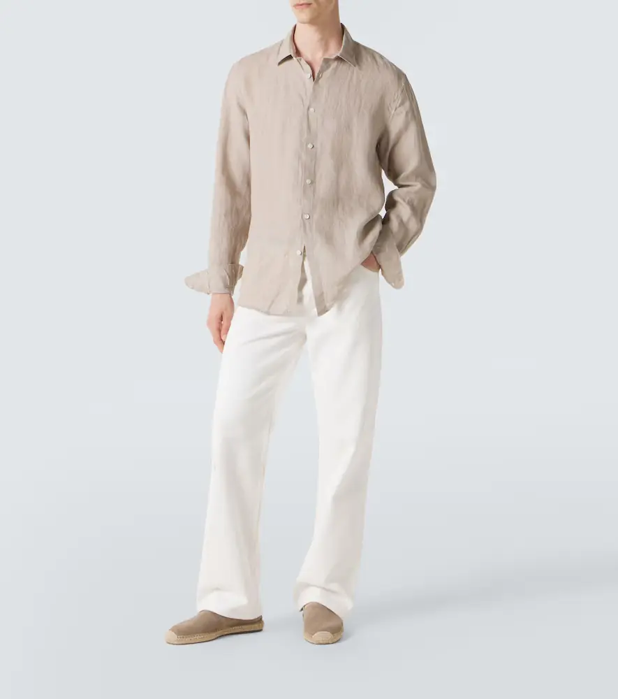 Sunspel Linen shirt | Thumbnail 4