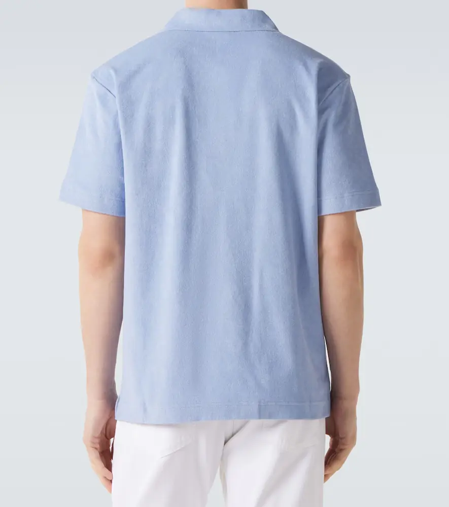 Sunspel Cotton terry polo shirt | Thumbnail 3