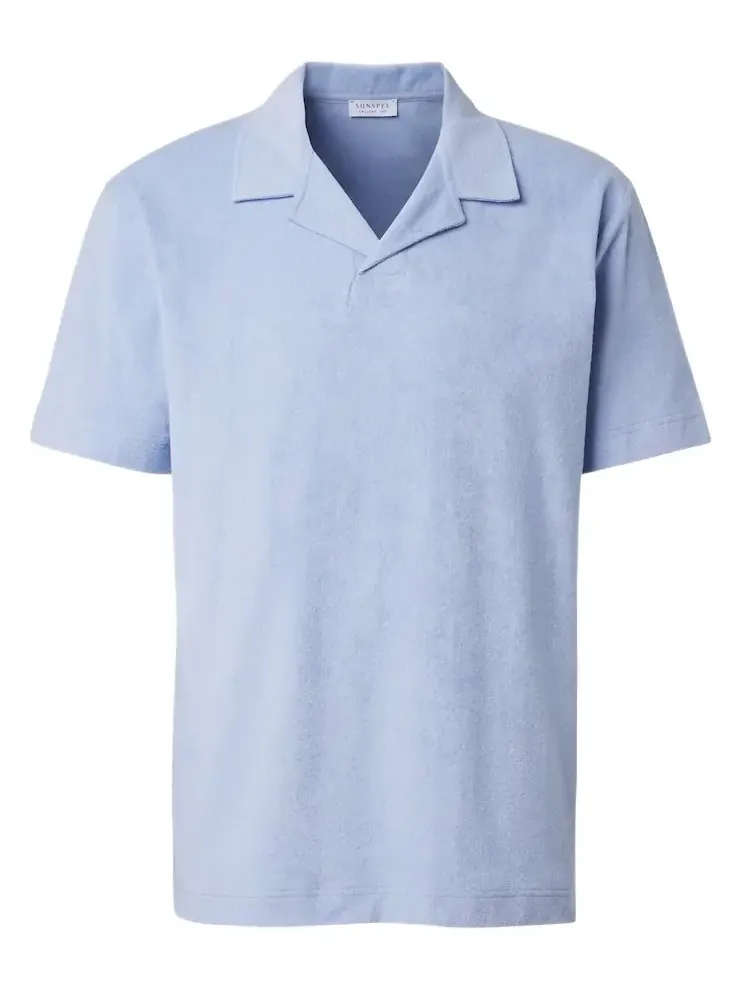 Cotton terry polo shirt Cotton terry polo shirt